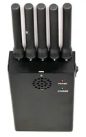 5 Anténová PROFI prenosná rušička GSM/DCS/4G/3G/GPS/GLONASS/WIFI signálov