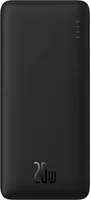 Baseus Airpow Powerbank, 10.000mAh, USB + USB-C, 20W, schwarz