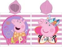 Ręcznik poncho 50x115 świnka peppa