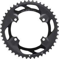Shimano Teile Kettenblatt GRX FC-RX600, 46Z, Ø=110mm, Shimano, 4-Arm, Aluminium, schwarz