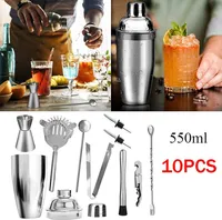 550 ml koktailový šejker z nehrdzavejúcej ocele Mixér Víno Martini Boston Shaker
