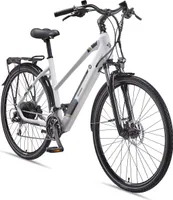 Telefunken Trekking E-Bike für Damen | Elektrofahrrad 28 Zoll | 24-Gang Kettenschaltung | Heckmotor 250 W | 417,6 Wh Akku | E-Trekkingrad City Pedelec