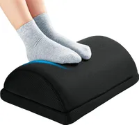 Podnóżek Intirilife z pianką z pamięcią kształtu - wielofunkcyjny, ergonomiczny podnóżek z regulacją wysokości