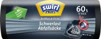 Swirl PROFI Schwerlast Abfallsäcke 60l, 60 l, 25 kg, Schwarz, Polyethylen, 68 cm, 730 mm