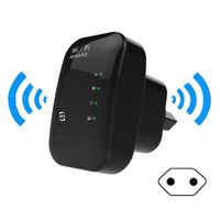 WLAN Repeater WLAN Verstärker,bis zu 2640sq.Ft, 1 Tap Setup Schwarz