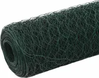 vidaXL Ocelový drátěný plot s PVC povlakem 25x1,5 m zelený