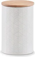 Zeller Vorratsdose m. Bambusdeckel, 1000 ml, Metall, mint, Ø10,2 x 16 cm