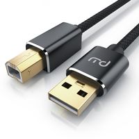 Primewire USB 2.0 Drucker / Scanner Kabel mit Nylonmantel