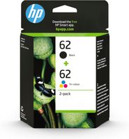 Hewlett-Packard HP originál ink sada N9J71AE, HP 62, black/color, 200/165str., 4.4.2005ml, HP value pack Envy 5640, 5644, 5660, 7640, Officejet 80 N9J71AE