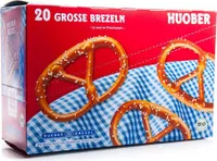 HuoberGrosse Knusper Brezel Original Geschmack 10 x 2 Stück 400g
