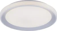 JUST LIGHT LED Deckenlampe LOLAsmart - Smarthome dimmbar über Fernbedienung, steuerbar per App, CCT, RGB Silber Wohnbereich, z.B. Wohnzimmer, Schlafzimmer, Esszimmer, Flur, Büro -/Arbeitszimmer 15110-21