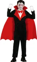 Vampir Kostüm für Kinder Gr. 98-146, Größe:146/152