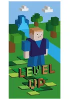Ręcznik dziecięcy 70x140cm - Minecraft zielony