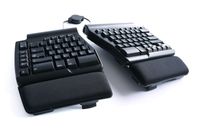 Matias Ergo Pro - Programmierbare Ergonomische USB Tastatur im DE Layout für PC (QWERTZ)