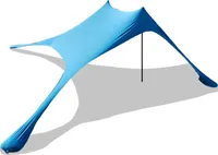Sonnenschirm Strandzelt, 4-5 Personen Sonnensegel, Outdoor Camping und Angelzelt, UV-Schutz und winddichtes Stranddach210*160*150cm