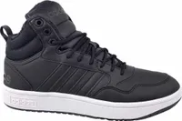 adidas Hoops 3.0 Mid WTR Schnürstiefel Schwarz