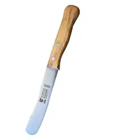 SMI Brötchenmesser Buttermesser Solingen Buchenholz Frühstücksmesser Buckelsmesser