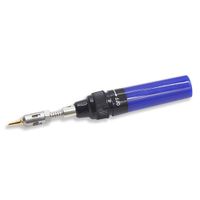 Tragbares kabelloses DIY 3 in 1 Stiftform Butan Gaslötes Eisenreparaturwerkzeug-Blau