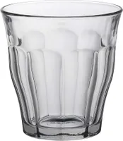 6 x Wasserglas, Trinkglas, Hartglas, transparent, 16 cl, Ø 7.5 cm, Höhe: 7.8 cm