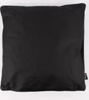Outdoor Kissen mit Kederumrandung einfarbig schwarz 45x45cm