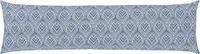 Livarno Home Feinbiber Wendebezug Seitenschläferkissenbezug 40x145 cm  Blau