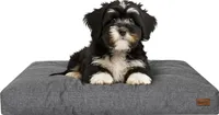 Hundebett, rechteckige Form, Haustiermatratze, Katzenbett, Hundekissen, Korb, Hundesofa, Liegeplatz, Gesteppt, Kissen, für kleine Hunde, Anthrazite