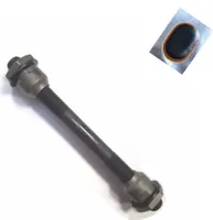 Vorderradachse Fahrrad Achse für Schnellspanner Ø 9 mm Länge: 108 mm inkl.Schlauchflicken