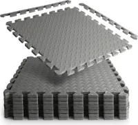 Ochranné podložky 52 cm x 52 cm - Extra silné 1,2 cm - sada - Podložka do tělocvičny Podložka na ochranu podlahy Podložka na skládání puzzle - Modulární a flexibilní rozšiřitelná podložka