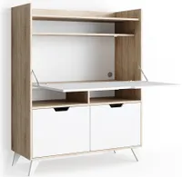 Vicco Biurko sekretarskie Berdi, 110 x 45 cm, Sonoma/Biały