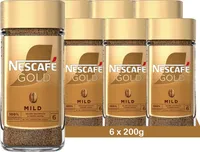 NESCAFÉ Gold Mild, löslicher Bohnenkaffee (6 x 200g)