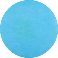 Platzsets / Tischsets Vlies rund 34 cm (50 Stück) - türkis blau