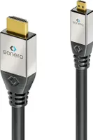 SONERO HDMI Kabel A/D, 4K, 2 m, schwarz