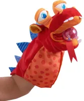 HABA 302926 - Handpuppe Allesfresser, Drache 4010168227535