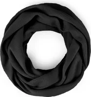Damen Loopschal Strickschal Schlauchschal Schal Feinstrick einfarbig Neverless® schwarz