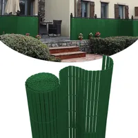 Aopunly PVC Sichtschutzmatte Sichtschutzzaun Sichtschutz für Zaun Balkon Windschutz Grün 90x700cm