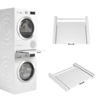 Tussenstuk wasmachine & droger Wit - Universeel