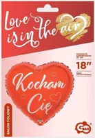 Balon foliowy Kocham Cię czerwone serce