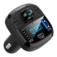 BT29 Bluetooth 5.0 MP3 Typ C Schnellladung QC3.0 Autoladegerät Adapter für Telefon