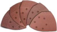 TROTEC Universelles 24-tlg. Zubehör-Set (3x versch. Sägeblätter, 1x Schabmesser, 20x Dreieckschleifpapier mit versch. Körnung) passend für fast alle Multifunktionswerkzeuge