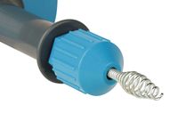 Sanitop-Wingenroth Rohrreinigungsgerät für Hand- oder Maschinenbetrieb | Rohrreinigungsspirale | ohne Chemikalien | Schwarz-blau | 25444 1