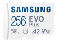 Samsung EVO Plus MB-MC256KA - Flash-Speicherkarte (microSDXC-an-SD-Adapter inbegriffen)