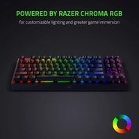 Razer BlackWidow V3 Tenkeyless Tastatur - Grüner Schalter - FR Azerty Layout