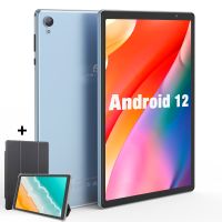 PRITOM Tablet 10,1 Zoll Android 12, 32GB ROM 512GB Expand, 2GB RAM Wi-Fi 6 Tablet PC mit 1,6 GHz Quad-Core-CPU,  Silberne Farbe, mit Schutzhülle