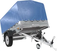 Przyczepka lekka 230x125 UNITRAILER GARDEN 230 KIPP ze stelażem H-800 i pokrowcem niebieskim