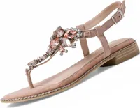 Marco Tozzi Damen Zehentrenner Sandalen by GMK Guido Maria Ketschmar 2-88100-26 Grau