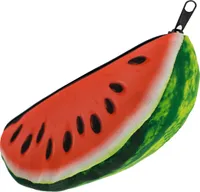 Mäppchen Federtasche Schlamperbox Federmäppchen Schüleretui Stiftemappe Wassermelone NEW  [008]