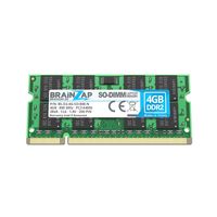 BRAINZAP 4GB DDR2 RAM SO-DIMM PC2-6400S 2Rx8 800 MHz 1,8V CL6 Paměť pro notebooky