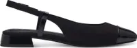 MARCO TOZZI Damen Slingpumps Blockabsatz Schnalle Slingback 2-29400-42, Größe:39 EU, Farbe:Schwarz