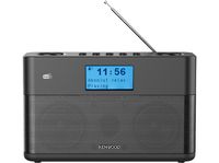 KENWOOD CR-M10DAB-B DAB+ Radio with Bluetooth/FM black, tragbar, Weckfunktion