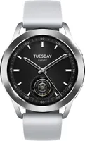 Xiaomi Watch S3 Smartwatch Silber, Musikwiedergabe, Vibrationssensor, Lagesensor
